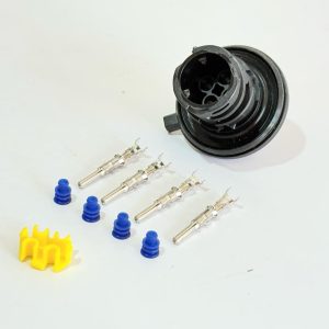 KIT CONECTOR 4 VIAS MACHO REPARO JUNÇAO / INJEÇAO ELETRONICA