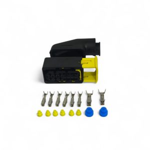 KIT CONECTOR  8 VIAS FEMEA ADAPTADOR SERVO EMBREAGEM ECA / SCANIA