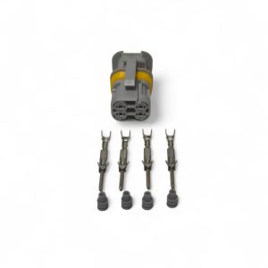 KIT CONECTOR 4 VIAS MACHO REPARO MOTOR / VOLKSWAGEN MAN D08