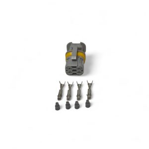 KIT CONECTOR  4 VIAS FEMEA REPARO MOTOR / VOLKSWAGEN MAN