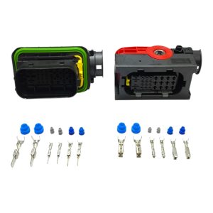 KIT CONECTORES 26 Vias Macho E Femea Reparo Volvo/ Ligação Chassi