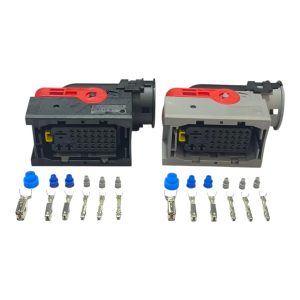Kit Conectores 29 Vias Femea Reparo Modulo Fcion Preto/cinza