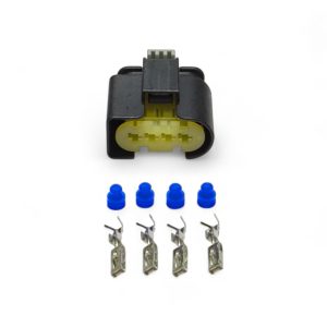 KIT CONECTOR  4 VIAS FEMEA REPARO SENSOR MAP / MOTOR   MB CAMINAO ONIBUS / SPLINTER