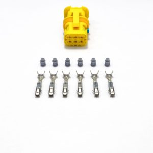 KIT CONECTOR 6 VIAS REPARO MOTOR VW/ MAN/ CONSTELLATION