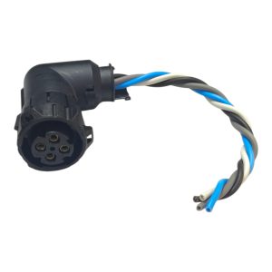 CHICOTE 4 VIAS FEMEA REPARO MOTOR MAN/  VOLKSWAGEN (PRETO)