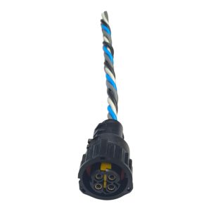CHICOTE 4 VIAS FEMEA REPARO SENSOR PLCD EMBREAGEM VOLVO FM/ FH ( PRETO )