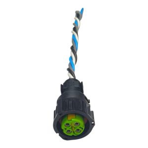CHICOTE 4 VIAS FEMEA REPARO INJEÇÃO ELETRONICA ( VERDE ) CAPA 180°