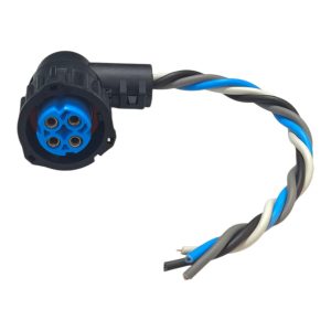 CHICOTE 4 VIAS FEMEA REPARO INJEÇÃO ELETRONICA (AZUL) CAPA 90°