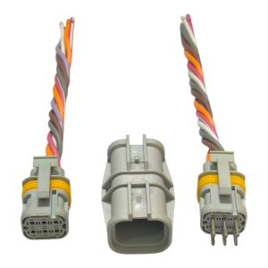 CHICOTES 6 VIAS FEMEA E MACHO REPARO MOTOR MAN 6 CILINDROS ( COM CAPA