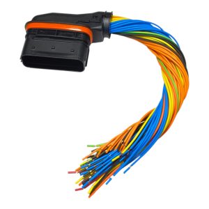 CHICOTE 62 VIAS MACHO REPARO JUNÇAO MODULO SCR MERCEDES BENZ / VOLVO PRETO