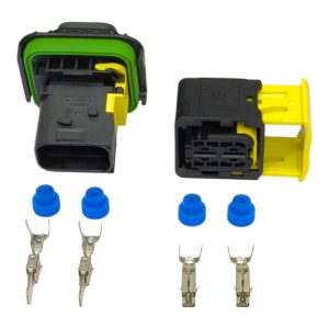 KIT CONECTORES 2 VIAS REPARO FEMEA/ MACHO CAMBIO CHASSI SCANIA P360/ MÓDULO FCIOM