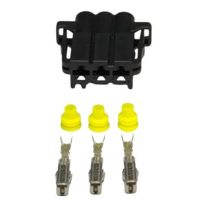KIT CONECTOR 3 VIAS FEMEA MÓDULO ALIMENTAÇAO COORDENADOR COO7 SCANIA