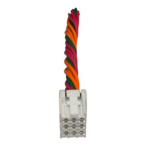CHICOTE 9 VIAS FEMEA REPARO MÓDULO L.U VW: CONSTELLATION, MAN BRANCO
