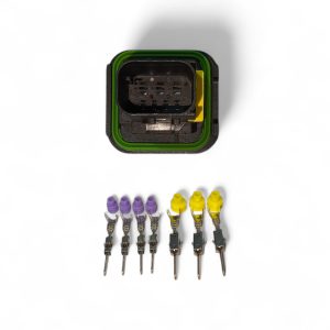 KIT CONECTOR 7 VIAS MACHO REPARO LANTERNA TRASEIRA MERCEDES BENZ ACTROS
