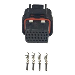 KIT CONECTOR 26 VIAS FEMEA REPARO FUELTECH FT 450 / FT 550  GUIA 2 / 6 / 23