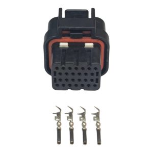 KIT CONECTOR 26 VIAS FEMEA REPARO FUELTECH FT 450 / FT 550  GUIA 2 / 4 / 6 / 22 / 24