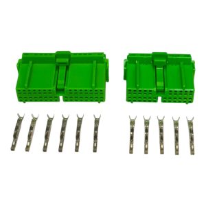 KIT CONECTORES 30/ 22 VIAS FEMEA REPARO PAINEL ACCELO 915 MERCEDES BENZ