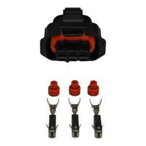 KIT CONECTOR 3 VIAS FEMEA REPARO SENSOR DO RAIL VOLVO /  VOLKSWAGEN