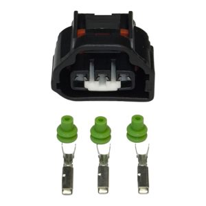 KIT CONECTOR 3 VIAS FEMEA REPARO PARA SENSOR DE POSIÇAO BORBOLETA (TPS ) LINHA TOYOTA