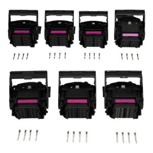 KIT CONECTORES 36/48 VIAS FEMEA REPARO MODULO DO MOTOR VOLKSWAGEM METEOR / MAN / IVECO / EURO 6
