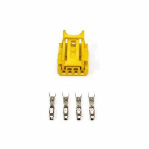 KIT CONECTOR 4 VIAS FEMEA REPARO VIDRO ELETRICO CAMINHOES VOLKVAGEM E UTILITARIOS