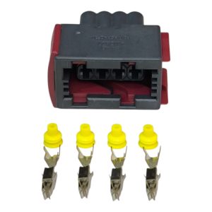 KIT CONECTOR 4 VIAS FÊMEA REPARO SONDA LAMBDA