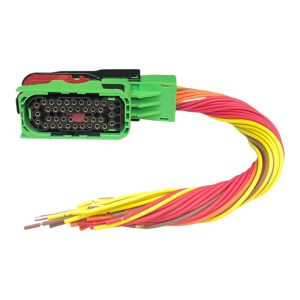 CHICOTE 40 VIAS FEMEA REPARO LIGAÇAO DA CAIXA CENTRAL CHASSI / GABINE IVECO STRALLS ( VERDE )