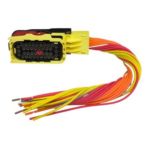 CHICOTE 40 VIAS FEMEA REPARO LIGAÇAO DA CAIXA CENTRAL CHASSI / GABINE IVECO STRALLS ( AMARELO )