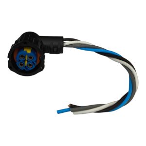 CHICOTE 4 VIAS FEMEA REPARO INJEÇÃO ELETRONICA ( AZUL TRAVA AMARELA ) CAPA 90°