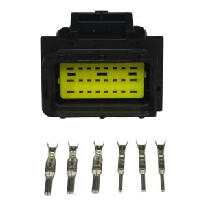KIT CONECTOR 24 VIAS FEMEA REPARO INJEÇAO ELETRONICA