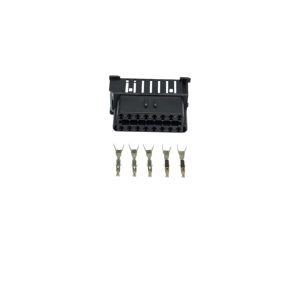 KIT CONECTOR 16 VIAS  FEMEA REPARO OBD 2 SCANIA / MERCEDES BENZ  (PRETO)