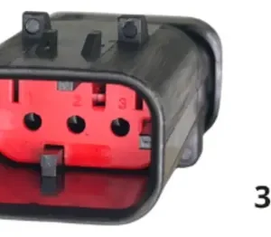 KIT CONECTOR 3 VIAS FEMEA AGRICOLA /CAMINHAO / ONIBUS