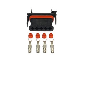 KIT CONECTOR 5 VIAS FÊMEA REPARO MÓDULO S6 MOTOR SCANIA CODE 13 ( PRETO )