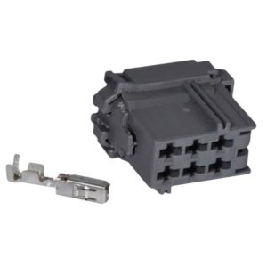 KIT CONECTOR 6 VIAS FEMEA DIAGNOSTICO CAMINHAO / ONIBUS
