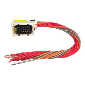 CHICOTE 21 VIAS FEMEA  REPARO MODULO CAMBIO ATEGO MERCEDES BENZ / SCANIA NTG EURO 6  (BRANCO )