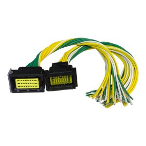 CHICOTES 24 VIAS FEMEA E MACHO REPARO MODULO DE LUZES  IVECO  PORTA TRAZEIRA / MOTOR STILO  ( PRETO )