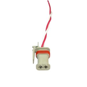 KIT CONECTOR 2 VIAS FEMEA REPARO MODULO MOTOR S6 SCANIA CODE 11A (CINZA )