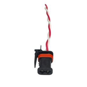 CHICOTE 2 VIAS FEMEA REPARO MODULO MOTOR S6 SCANIA CODE 5B (PRETO )