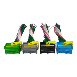 CHICOTES 48 VIAS FEMEA REPARO INJEÇÃO ELETRONICA (AZUL, VERDE, CINZA E PRETO)