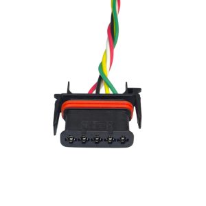 CHICOTE 5 VIAS FÊMEA REPARO MÓDULO S6 MOTOR SCANIA CODE 13 ( PRETO )