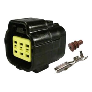 KIT CONECTOR 6 VIAS FEMEA REPARO INJEÇÃO ELETRONICA