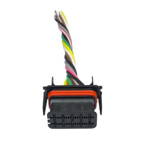 CHICOTE 10 VIAS FEMEA REPARO MODULO MOTOR S6 / S8  SCANIA NTG  CODE 1  PRETO