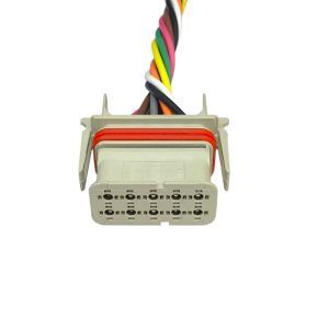 CHICOTE 10 VIAS FEMEA REPARO MODULO MOTOR S6 / S8  SCANIA NTG  CODE 10  BRANCO
